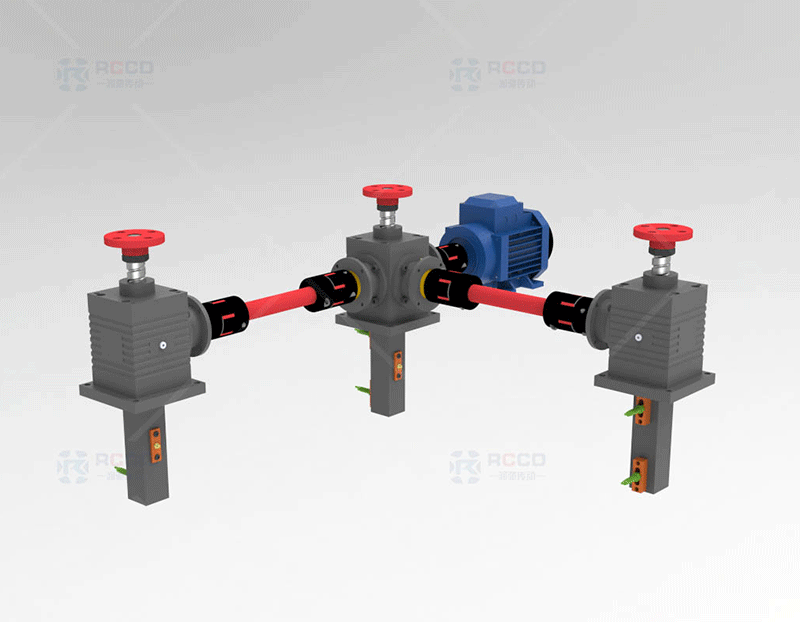 蜗轮丝杆升降机如何实现联动使用的同步性呢?