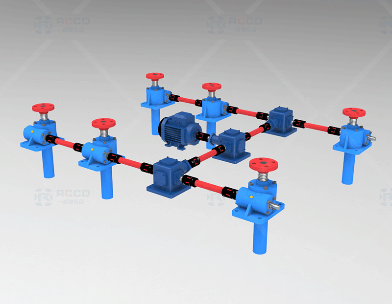SWL丝杠移动-六台联动