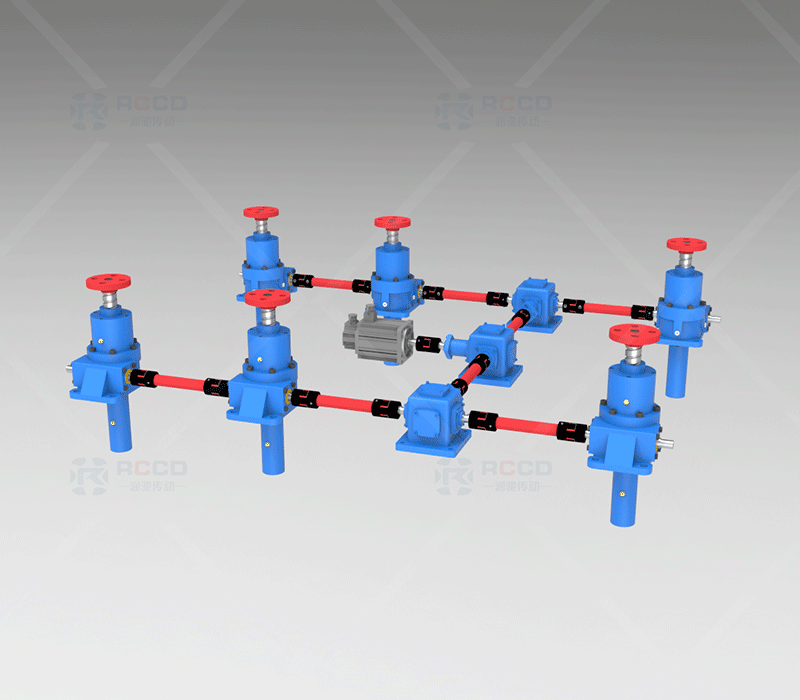 JWB丝杠移动-六台联动