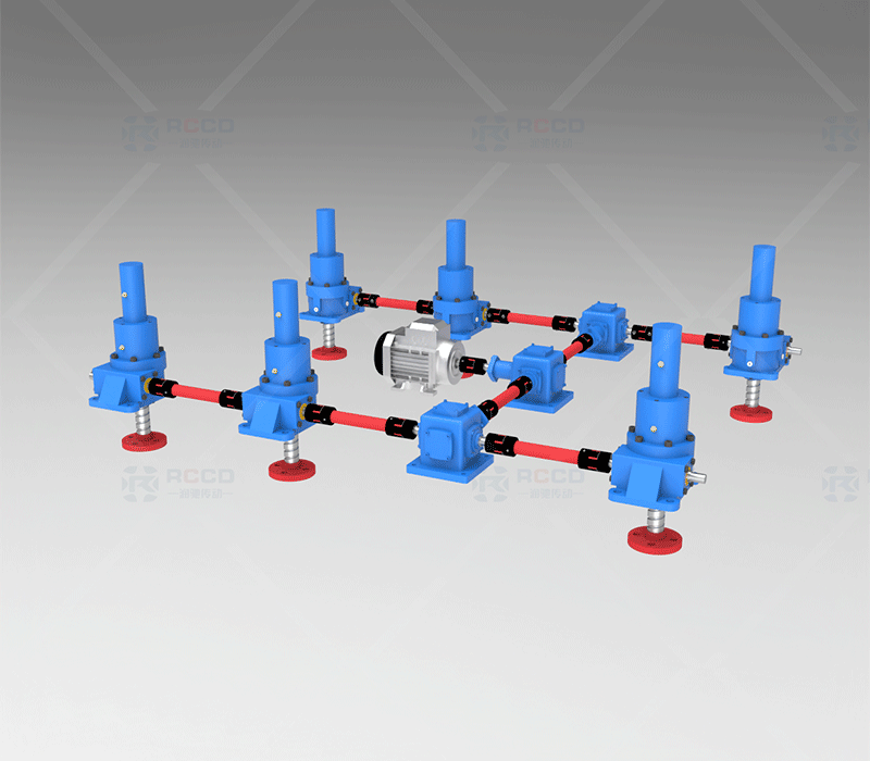 JWB丝杠移动-六台联动