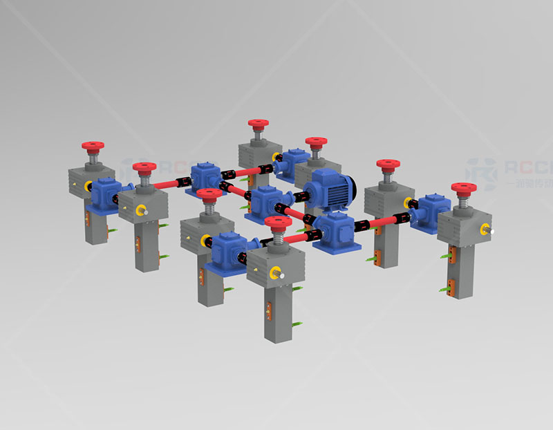 SGA丝杠移动-八台联动