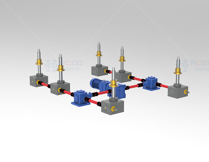 SGA螺母移动-六台联动