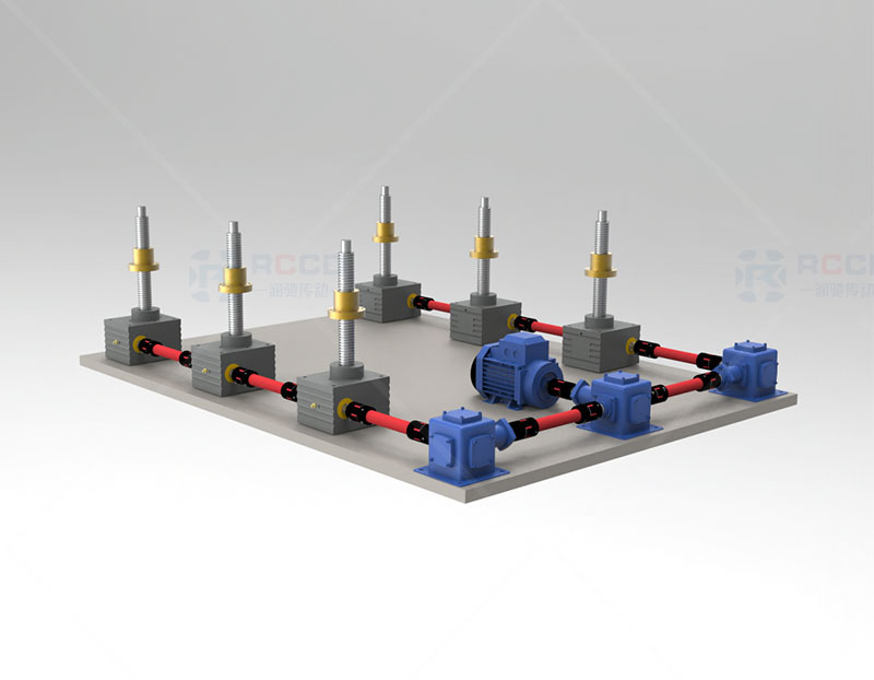 SGA螺母移动-六台联动