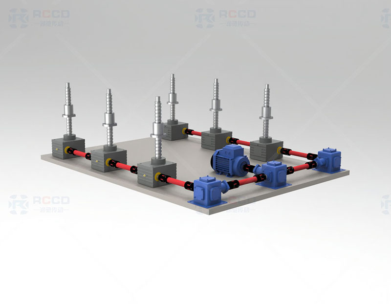 SGB螺母移动-六台联动